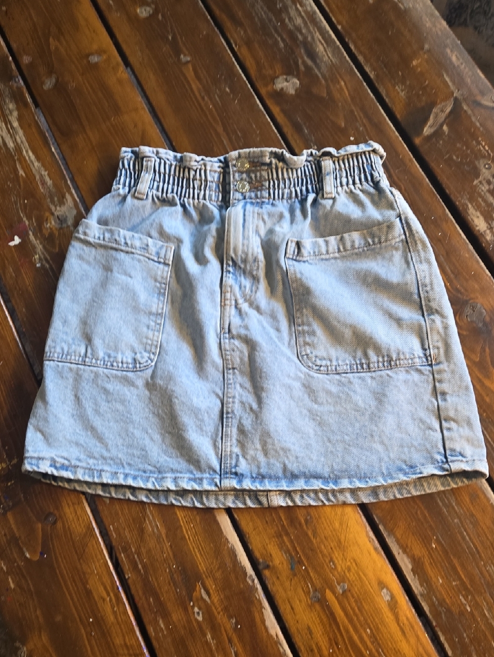 Primark Light Blue Denim Mini Skirt